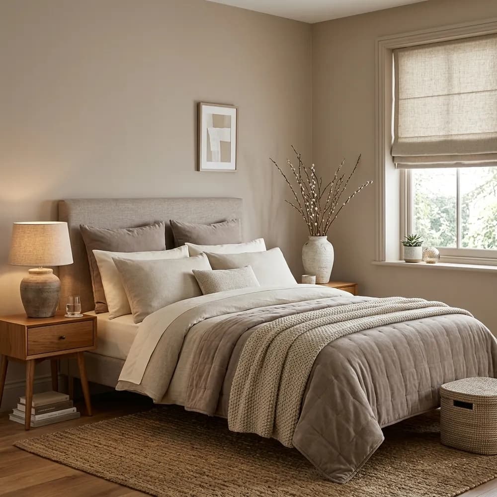 A beautifully styled 15 farmhouse living room decor ideas for small spaces showcasing apartment-scale sofas and floating TV consoles.