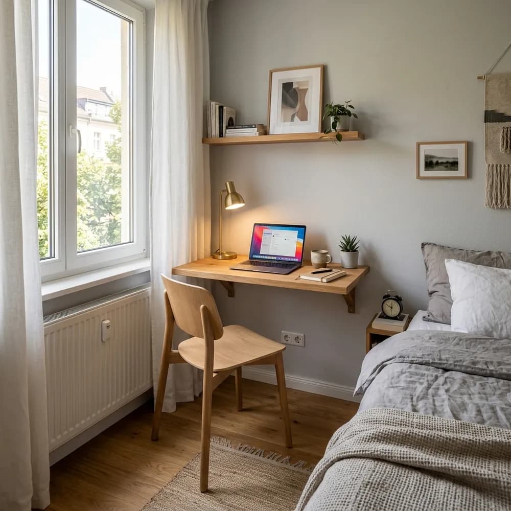 A beautifully styled 19 easy diy decor ideas for home offices showcasing handmade wall art and budget room transformations.