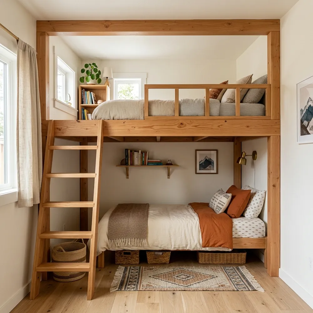 19 Small Bedroom Layout Ideas with a Two Beds modern bedroom decor inspiration