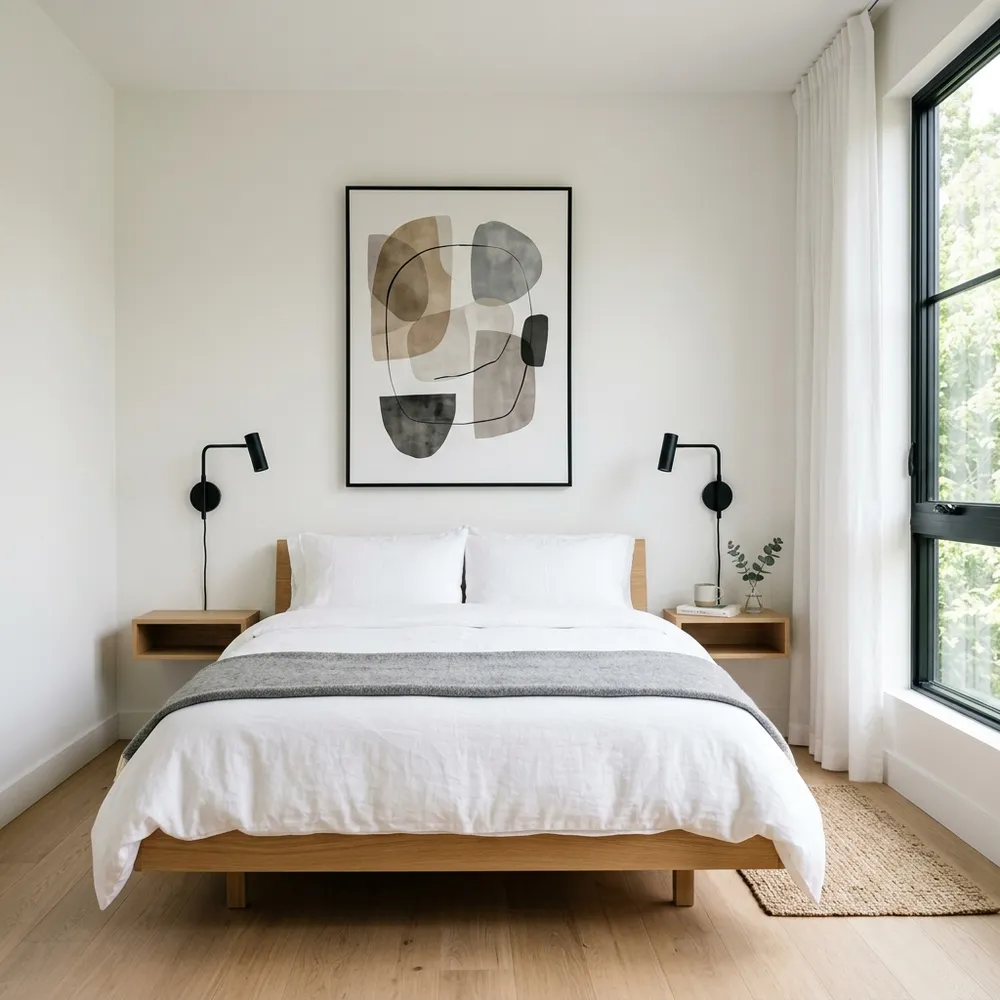 Detailed view of ikea hacks for kids rooms with built-in bookcase illusions in a compact modern home.