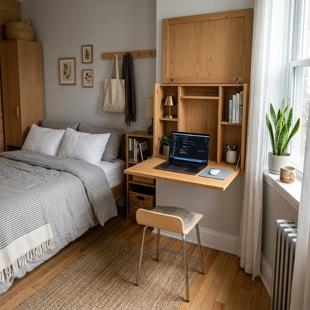 High-end interior design layout for 33 smart ways to store seasonal decor in a small home featuring closet customization.