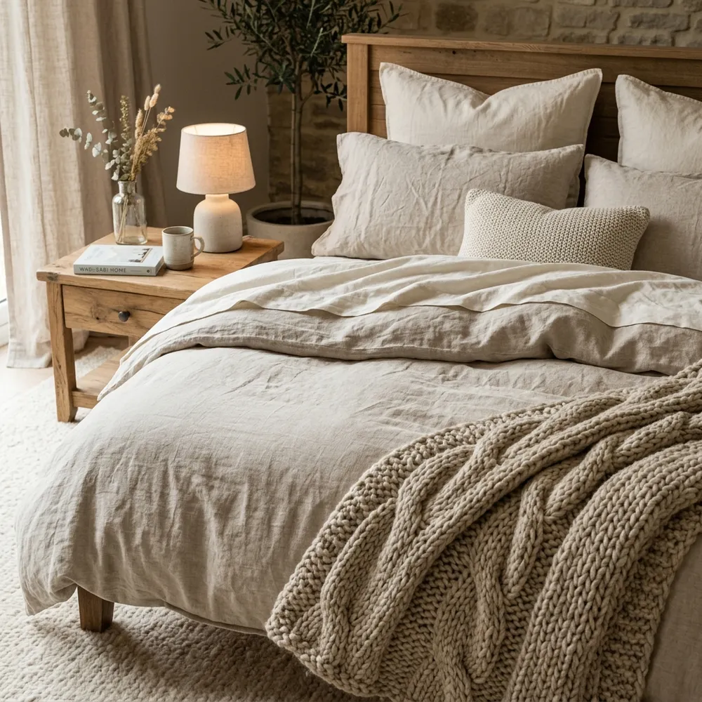 Greige Small Bedroom Ideas for a Calm Cozy Look space saving storage solutions