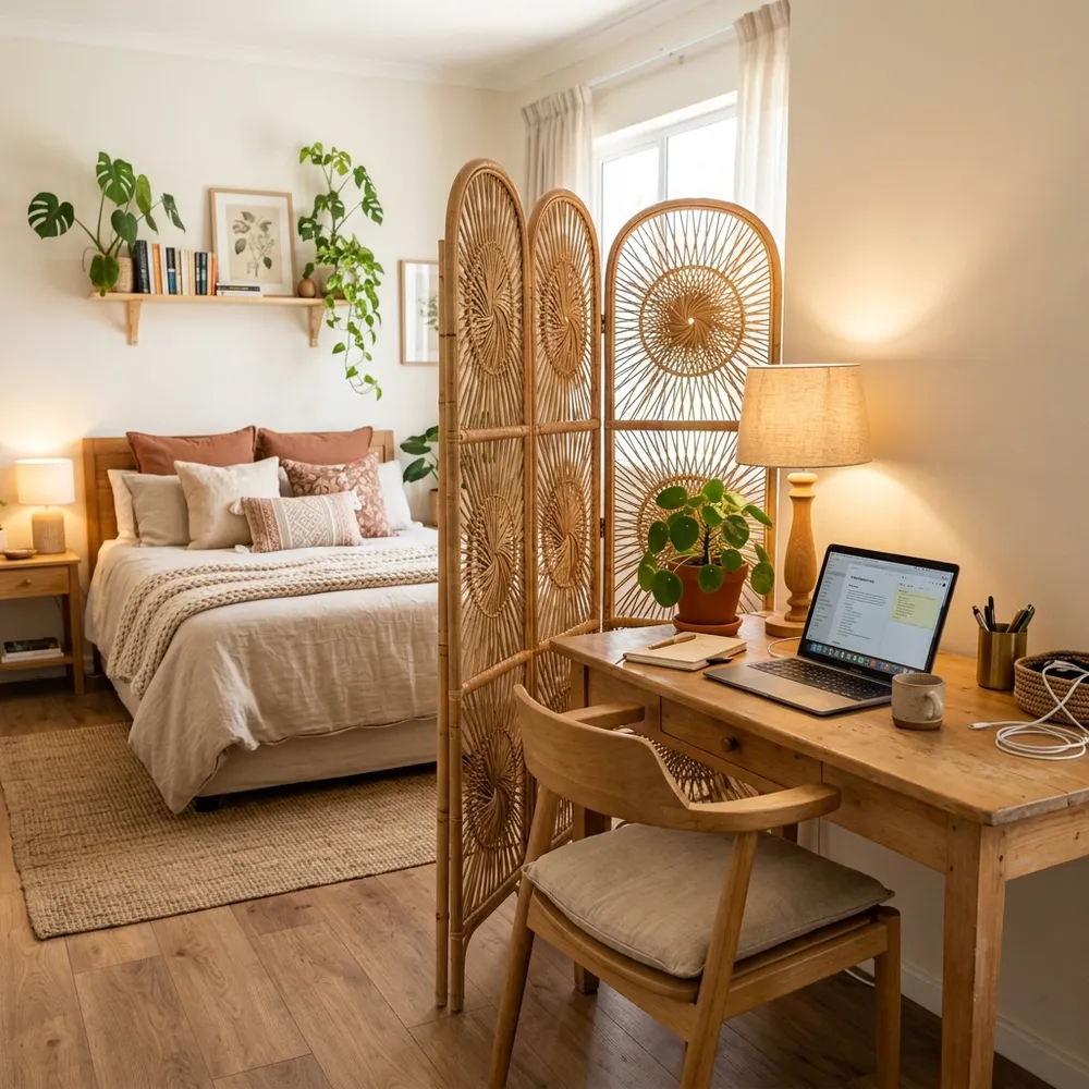 How to Add A Workspace in a Small Bedroom modern bedroom decor inspiration