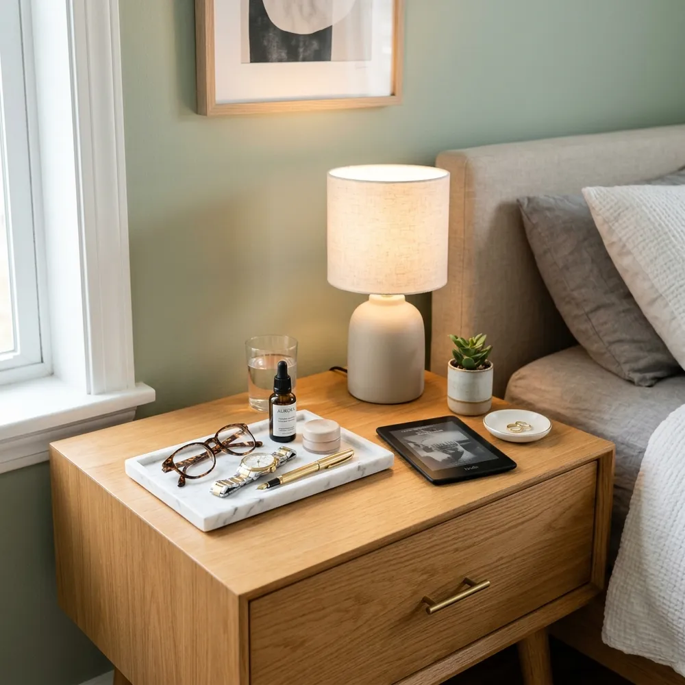 How to Hide Visual Clutter in a Small Bedroom modern bedroom decor inspiration