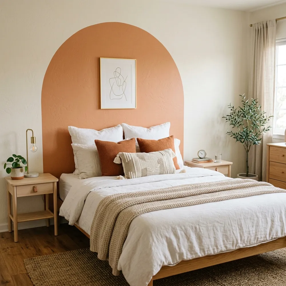 How to Make The Bed Area Feel Intentional in a Small Bedroom space saving storage solutions