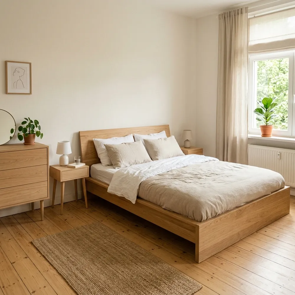 How to Make The Room Feel Bigger in a Small Bedroom space saving storage solutions