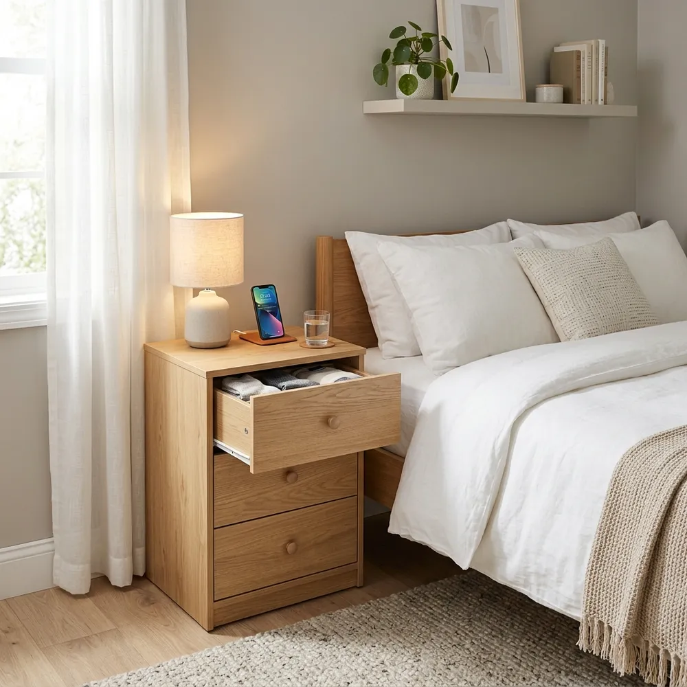 A beautifully styled organization ideas for small homes with no closet space showcasing decluttering systems and hidden multi-zone storage.