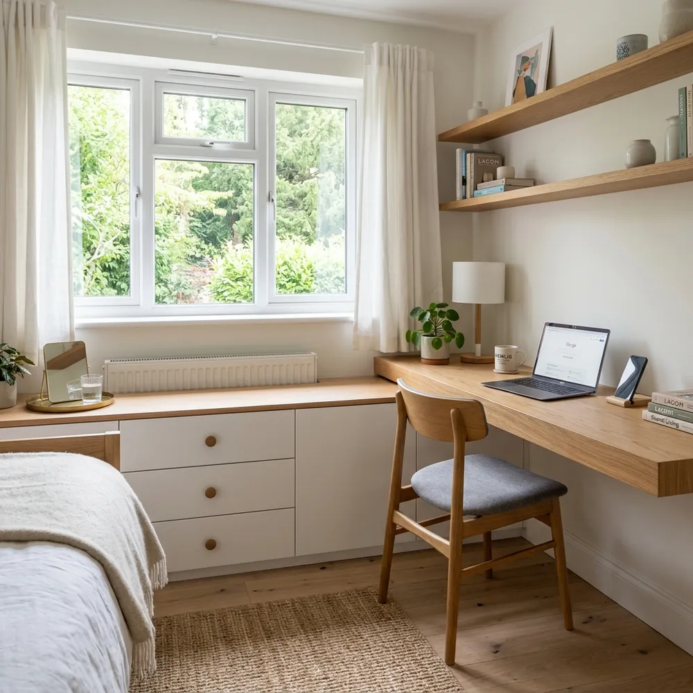 High-end interior design layout for small home organization ideas that keep everything organized featuring closet customization.
